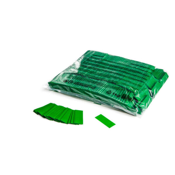 MAGICFX Confetti Rectangle 55x17mm Paper Tissue Dark Green (1 kg)