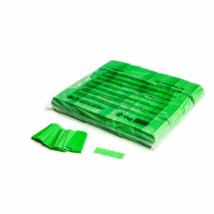 1x MAGICFX Confetti Rectangle 55x17mm Paper Tissue Light Green (1 kg)
