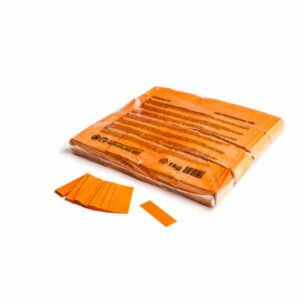 MAGICFX Confetti Rectangle 55x17mm Paper Tissue Orange (1 kg)
