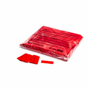 MAGICFX Confetti Rectangle 55x17mm Paper Tissue Red (1 kg)
