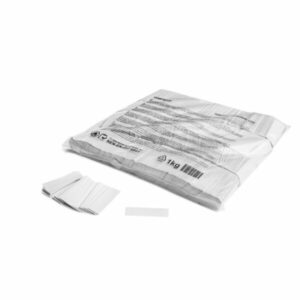 MAGICFX Confetti Rectangle 55x17mm Paper Tissue White (1 kg)