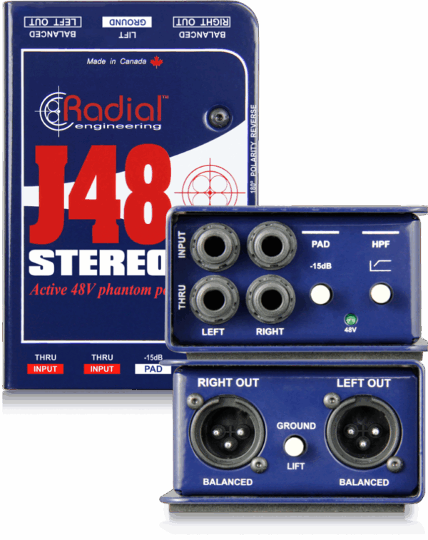 Radial - J48 Stereo, Active Direct Box